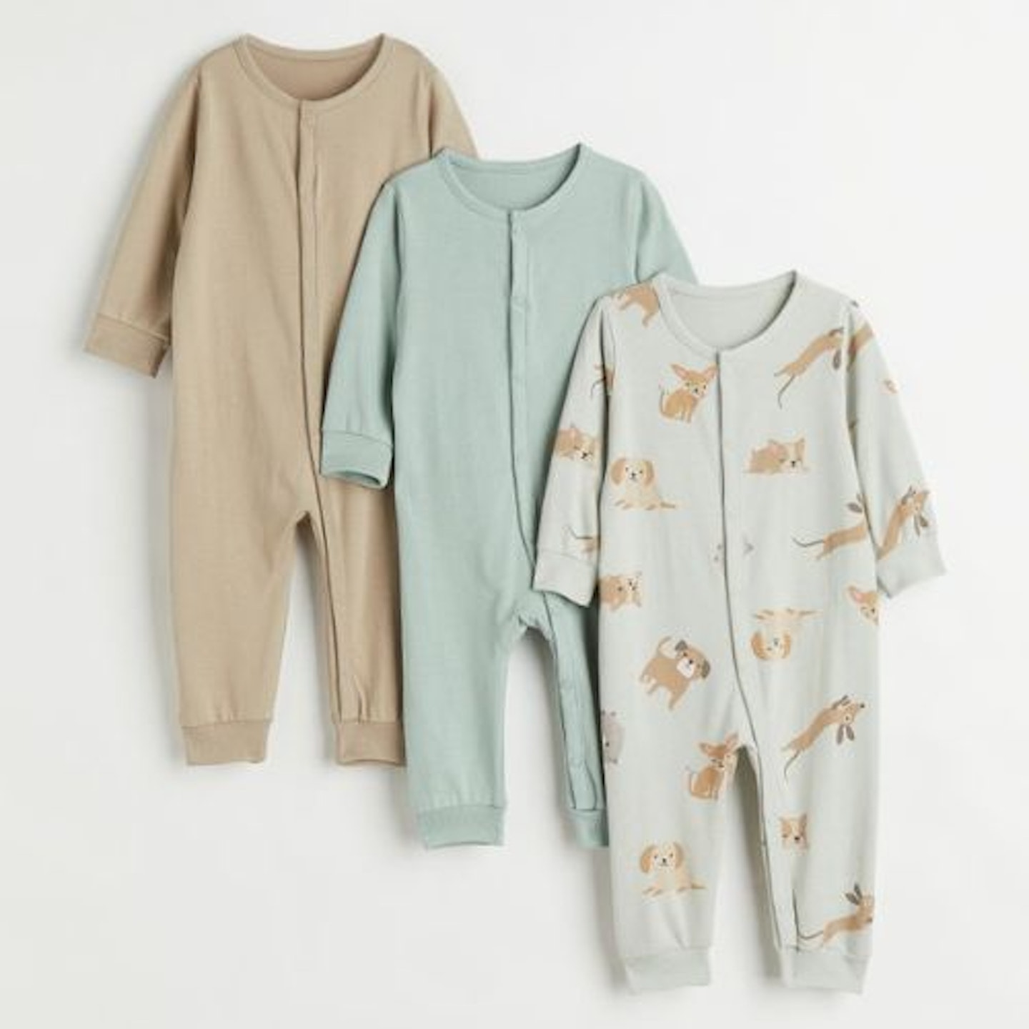 3-pack cotton pyjamas