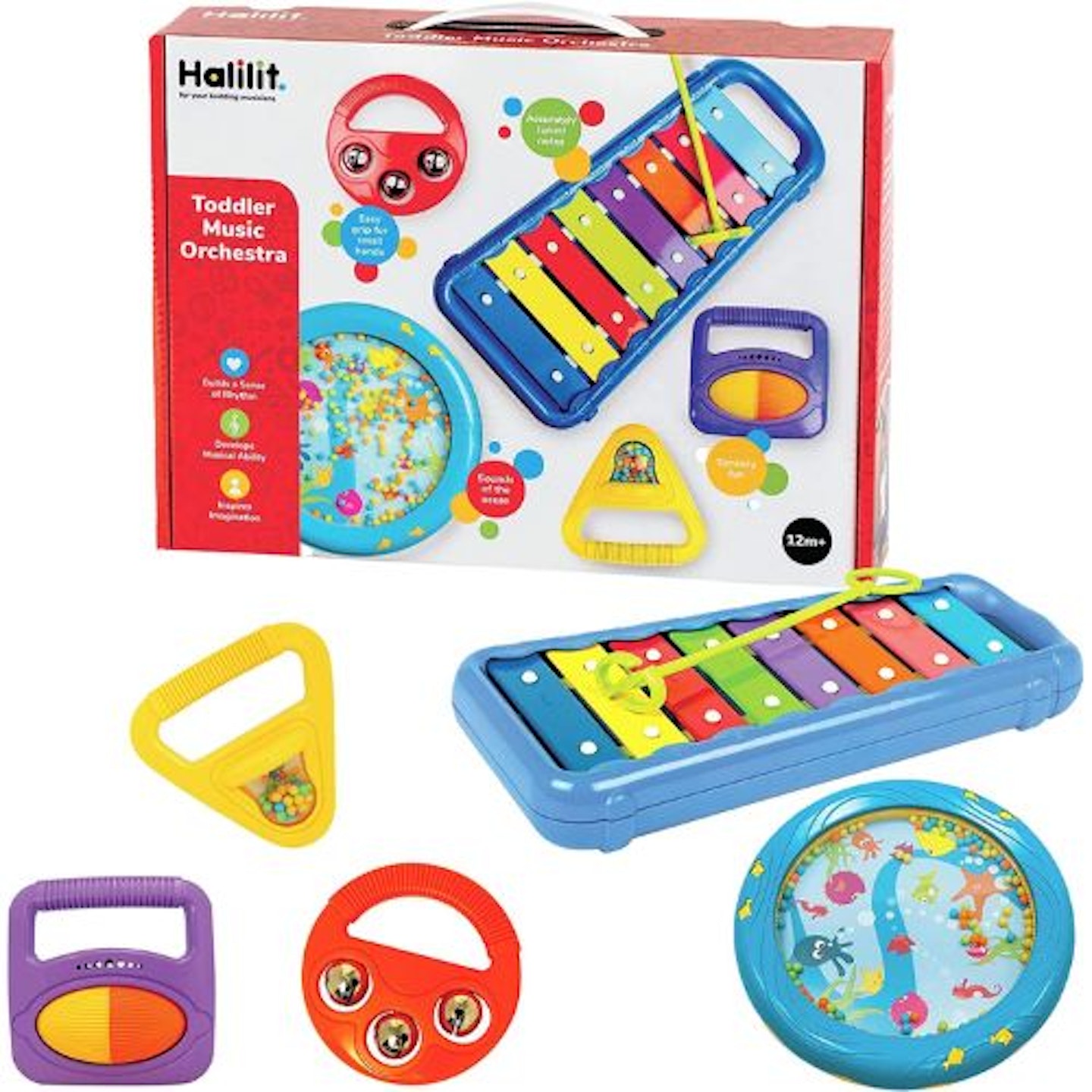 Halilit Toddler Music Orchestra Musical Instrument Gift Set