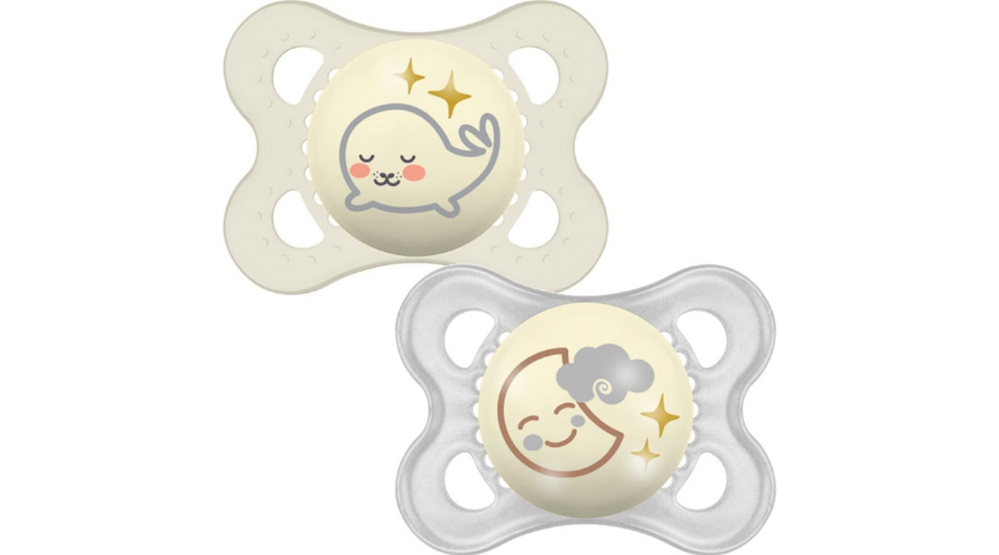 MAM Night Soothers 0+ Months (Pack of 2)