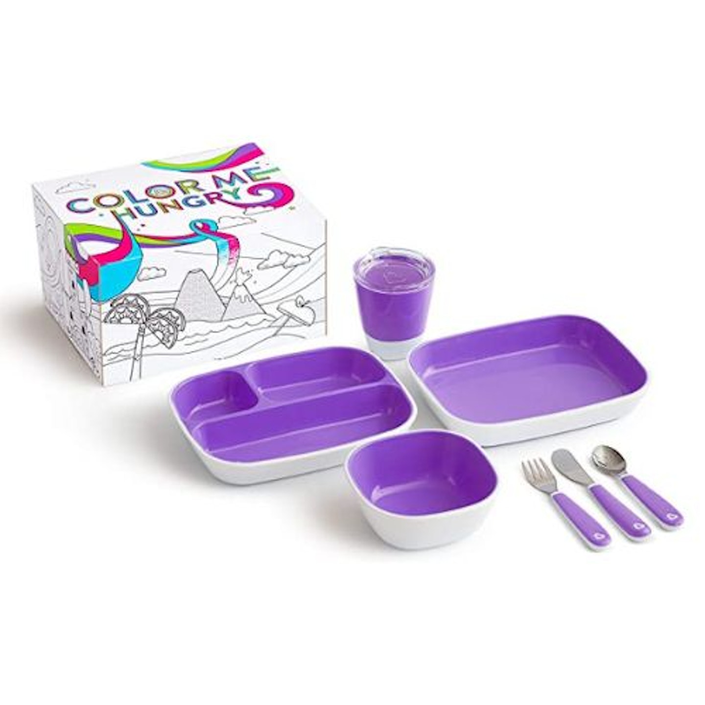 Munchkin Colour Me Hungry Dining Gift Set