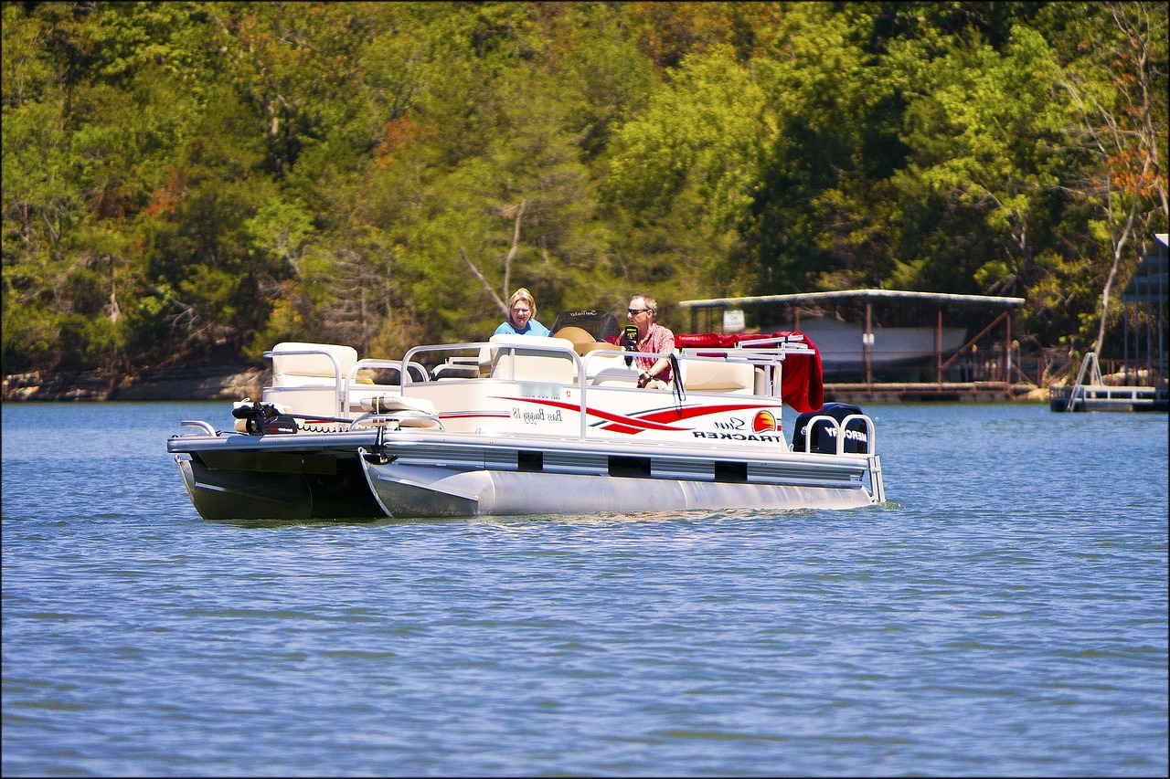 couple on boat