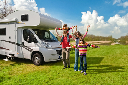 Family RV trip with kids