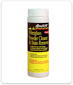 Fiberglass powder cleaner & stain remover